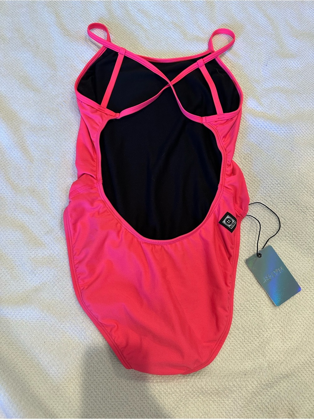Jolyn Michelle Hot Pink Swimsuit - Picture 3 of 6